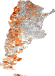 Condiciones habitacionales. Hacinamiento en radios rurales