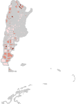 Beneficiarios de vivienda por departamento