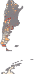 Indice de conectividad por departamento